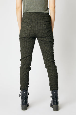 Crisscross Pattern Italian Pants