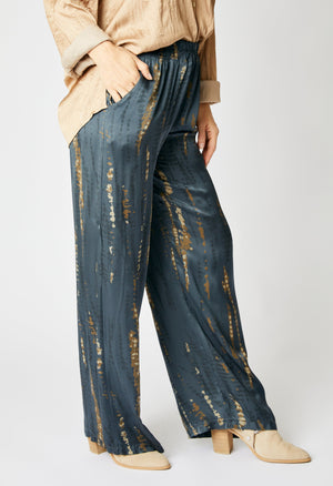 Bamboo Dye Satin Pants