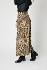 Bias Cut Leopard Skirt (5 Colors)