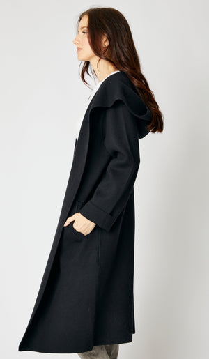 Hooded Sweater Coat