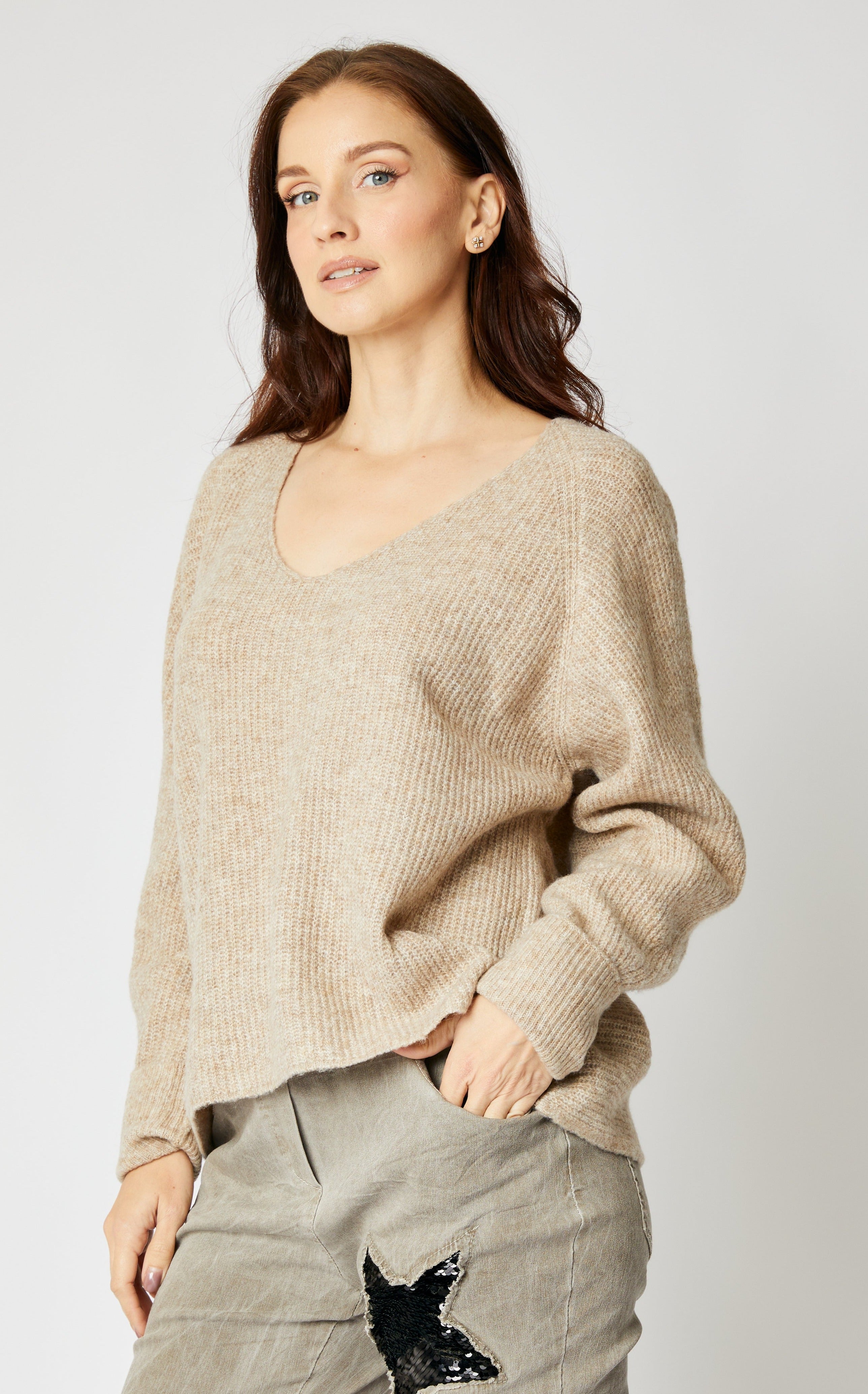 V-Neck Super Soft Sweater