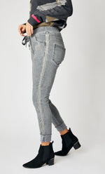 Rhinestone Super-Stretch Italian Pants Solid Colors - Jacqueline B Clothing