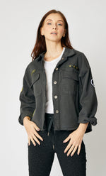 Patchwork Military Jacket