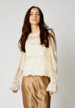 Romantic French Lace Blouse