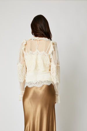 Romantic French Lace Blouse