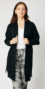 Fringe Cardigan - Jacqueline B Clothing