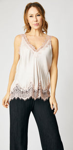 Lace Edge Camisole - Jacqueline B Clothing