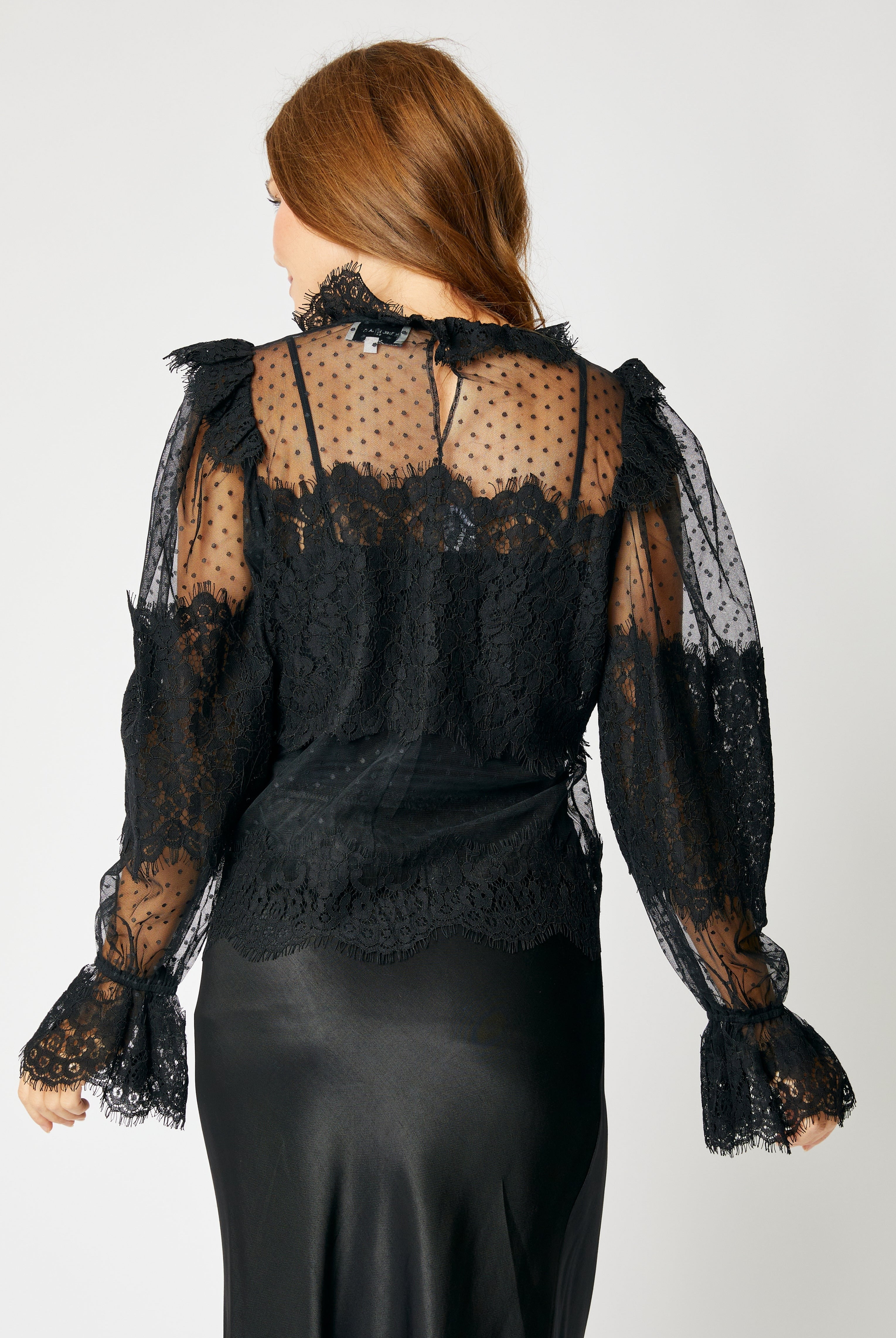 Romantic French Lace Blouse