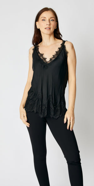 Lace Edge Camisole - Jacqueline B Clothing