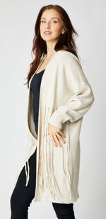 Fringe Cardigan - Jacqueline B Clothing