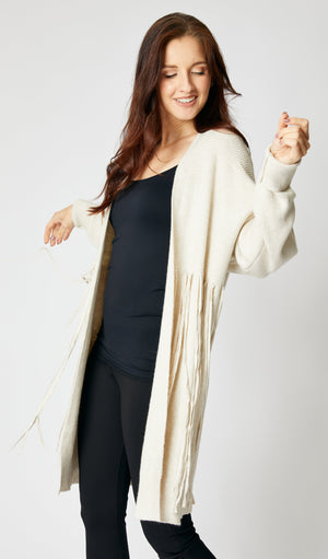 Fringe Cardigan - Jacqueline B Clothing