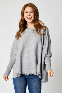Fringe Trim Sweater