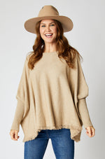 Fringe Trim Sweater