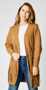 Fringe Cardigan - Jacqueline B Clothing