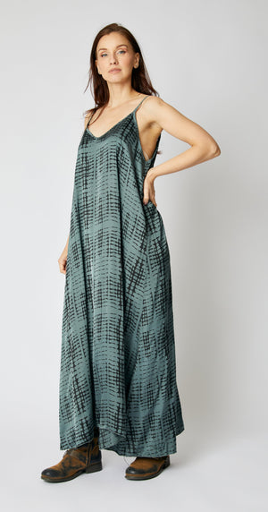 Bamboo Dye Tank Dress - Jacqueline B Clothing