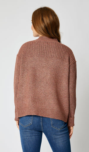 Mock Super Soft Ribbed Sweater