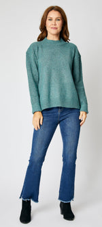 Mock Super Soft Ribbed Sweater