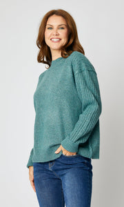 Mock Super Soft Ribbed Sweater