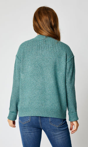 Mock Super Soft Ribbed Sweater