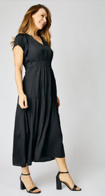 Ruched Short Sleeve Maxi Dress - Jacqueline B Clothing