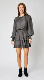 Long Sleeve Dress w/ Double Layer - Jacqueline B Clothing