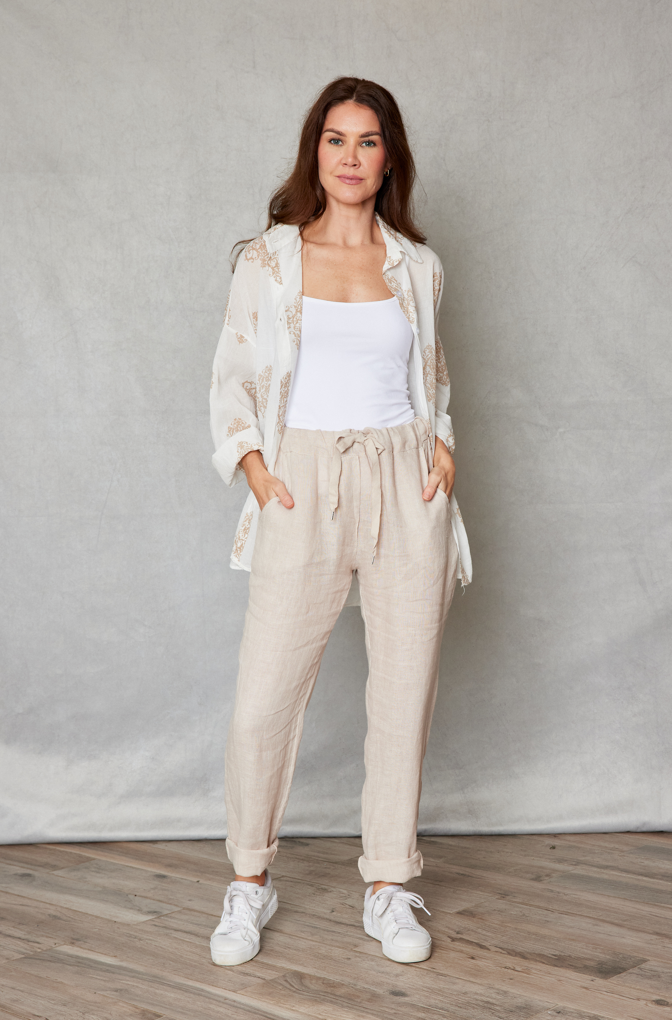 Slim Linen Pant