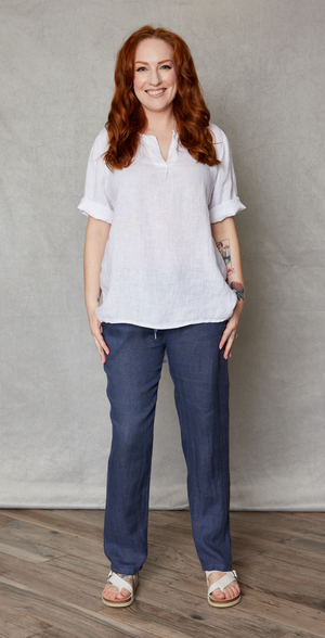 Linen Tunic Top