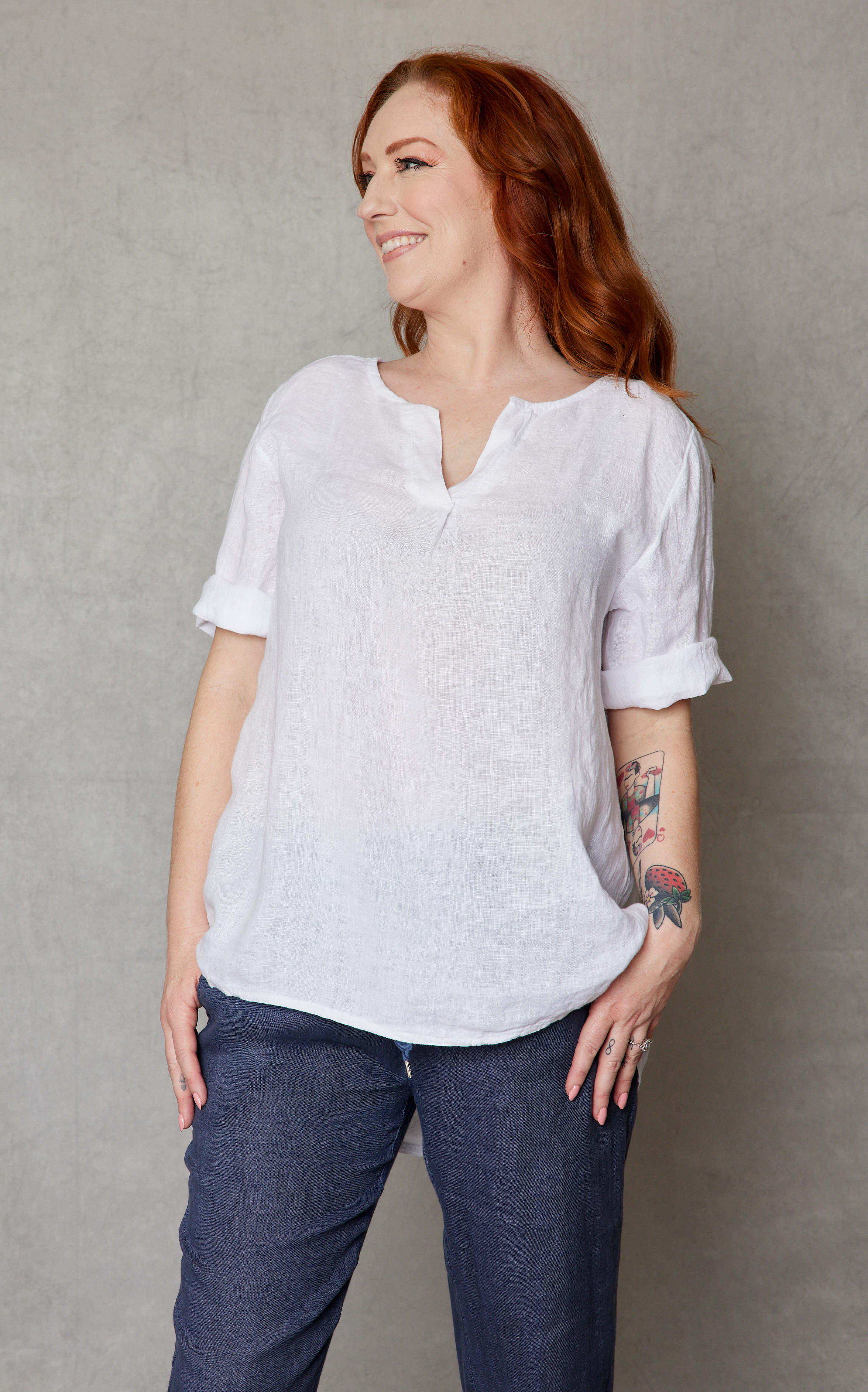 Linen Tunic Top