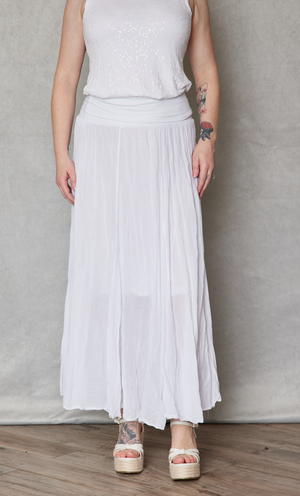 Cotton crinkle skirt 2025