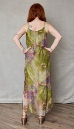 Italian Silk pattern Tank Dress