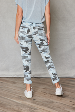 Soft Camo Pants w/ Mini Stars - Jacqueline B Clothing