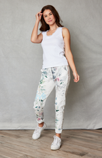 Knit Satin Trim Tank