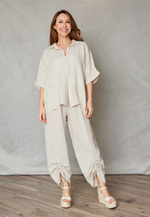 Linen Boyfriend Shirt (4 Colors)
