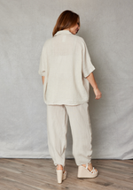 Linen Boyfriend Shirt (4 Colors)