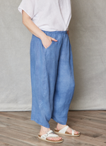 Linen Pant with Side Inset