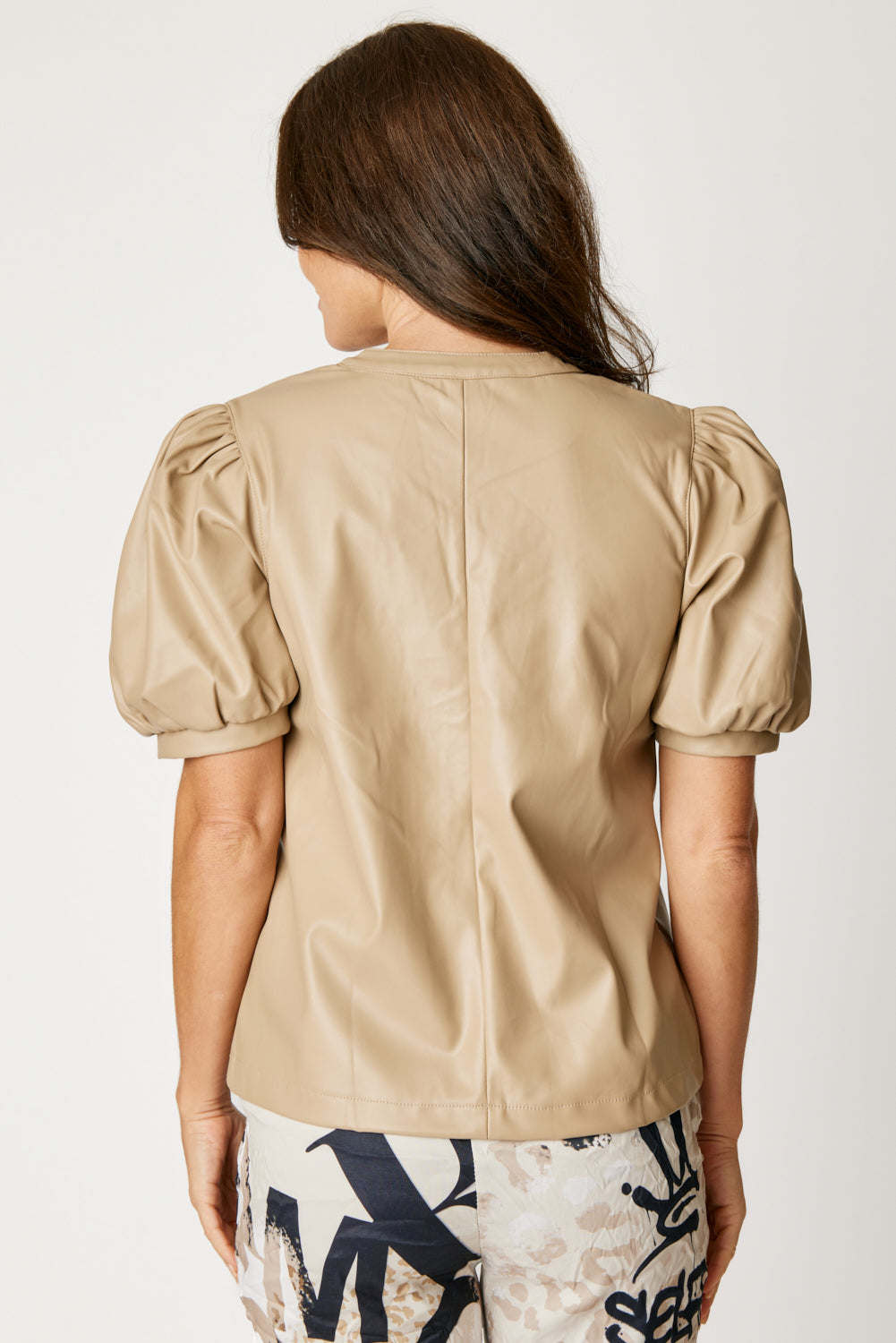 The Faux Leather Top (2 Colors)