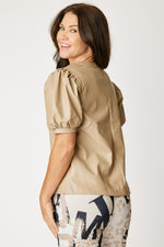 The Faux Leather Top (2 Colors)