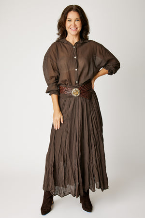 Voile Cotton Skirt (Fall Collection Colors)