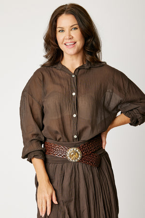 Cotton Voile Blouse (Fall Collection Colors)
