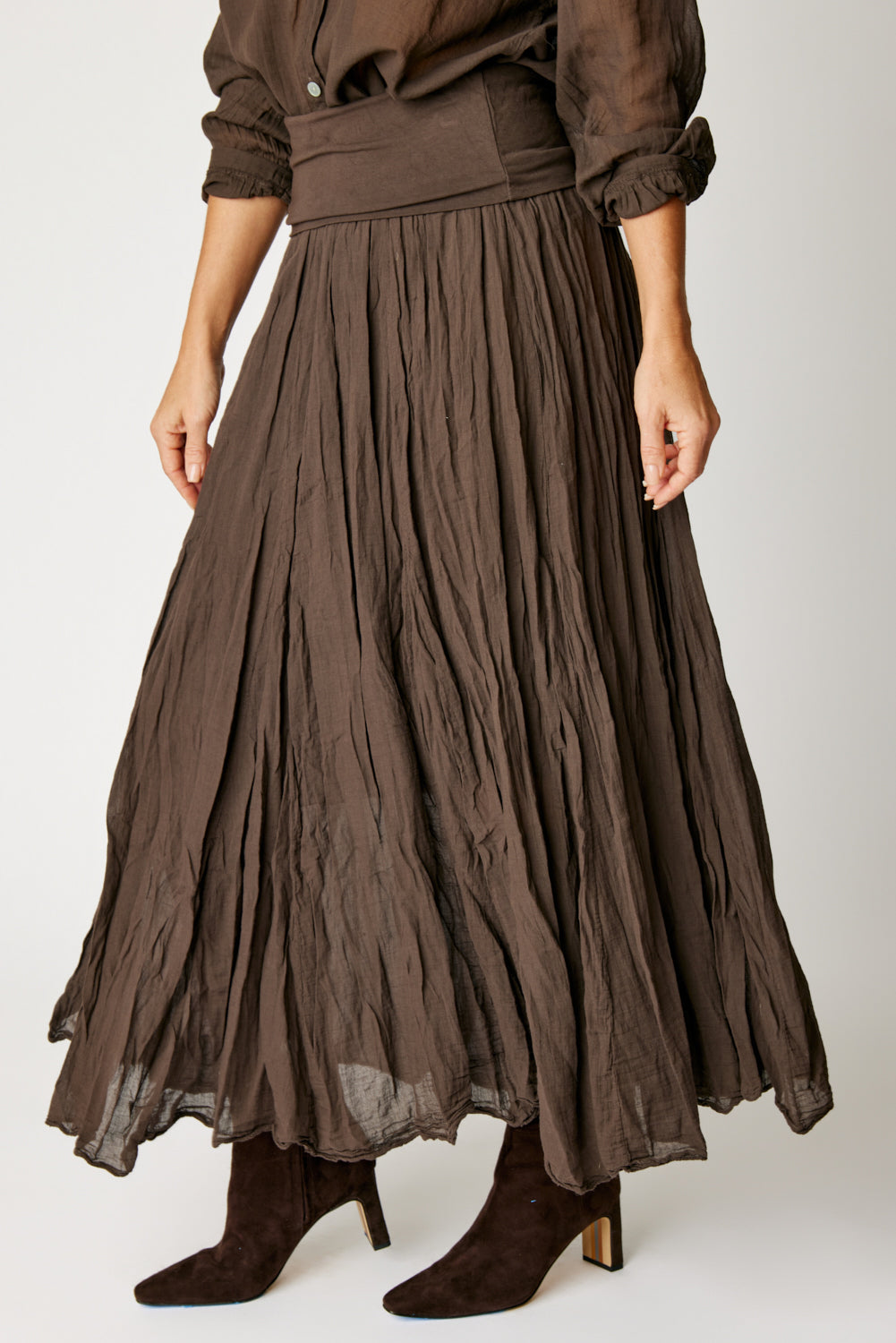 Voile Cotton Skirt (Fall Collection Colors)