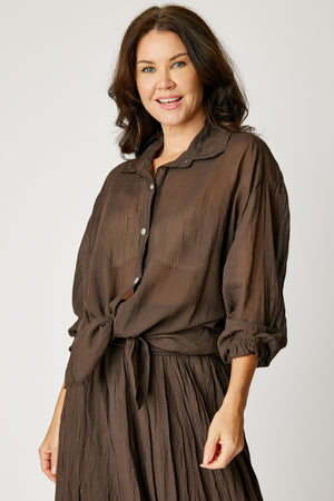 Cotton Voile Blouse (Fall Collection Colors)