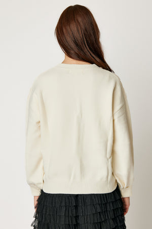 Holiday Floral Sweater