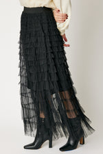Swiss Dot Layered Skirt (3 Colors)
