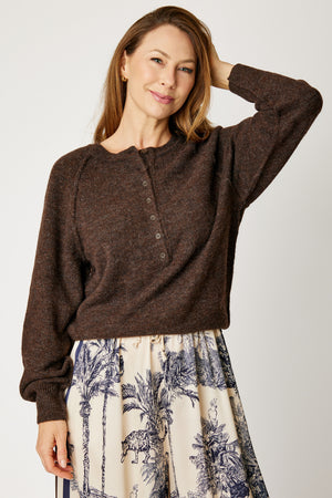 Henley Super Soft Sweater (2 Colors)