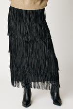 Western Fringe Skirt (2 Colors)