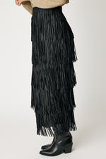 Western Fringe Skirt (2 Colors)