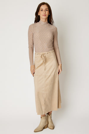 The Fitted Stretch Rhinestone Top (3 Colors)