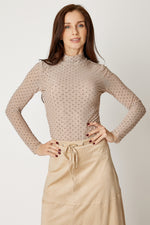 The Fitted Stretch Rhinestone Top (3 Colors)