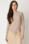 The Fitted Stretch Rhinestone Top (3 Colors)