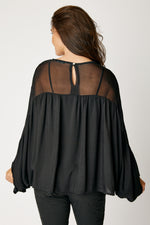 Italian Silk Gathered Blouse (3 Colors)